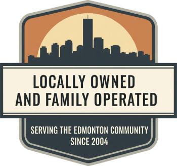 locally owned and family operated badge